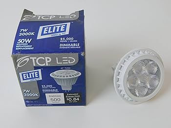 TCP LED712VMR16V30KFL MR16 LED Lamp 7 Watt 2-Pin GU5.3 Base